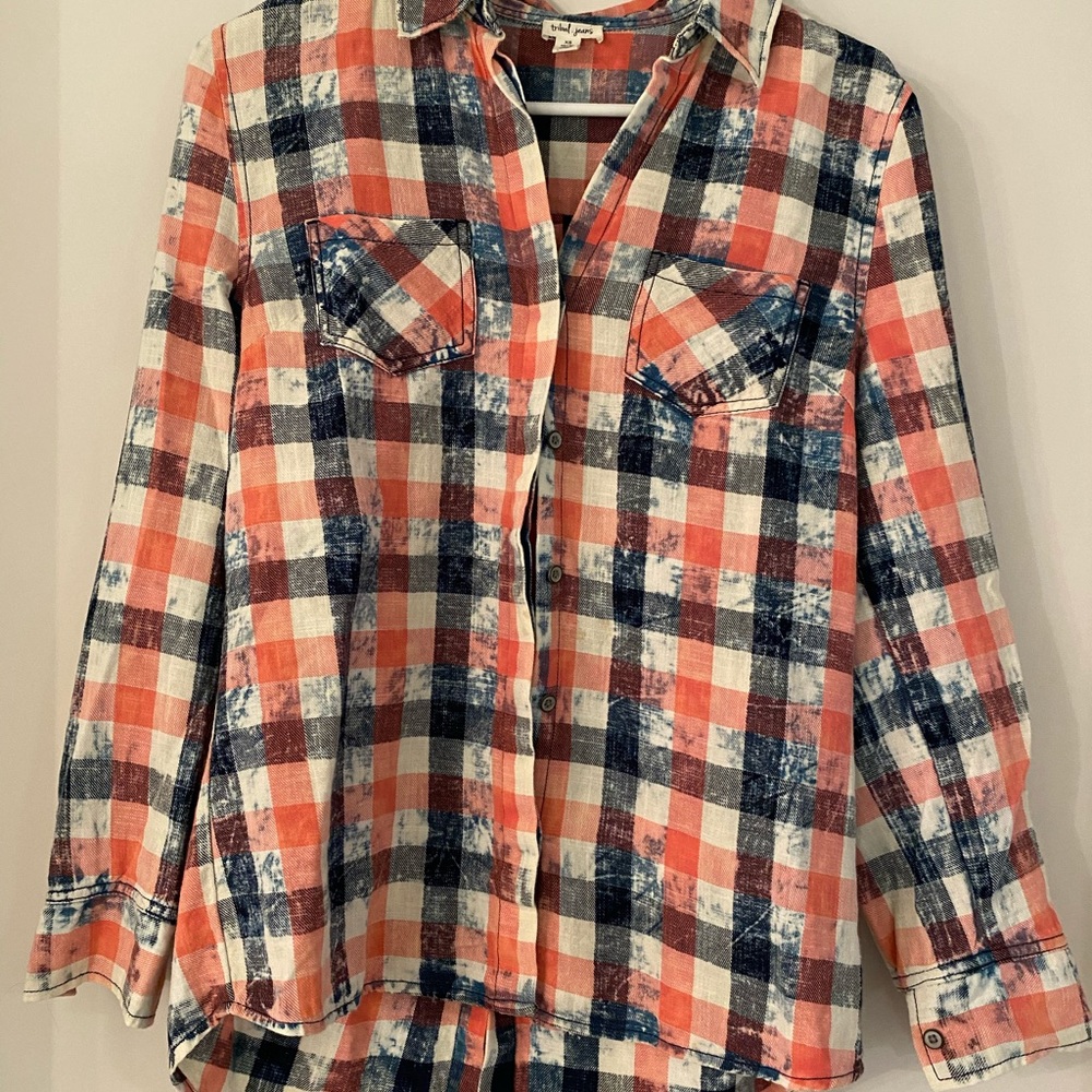 Tribal jeans flannel